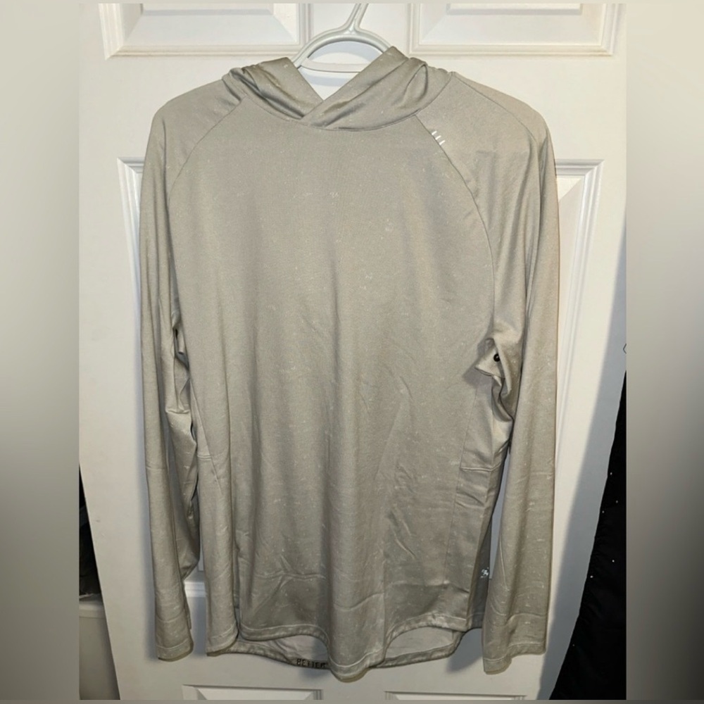 Lululemon Drysense Training Hoodie, large, heathered vapor, EUC